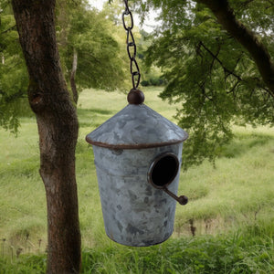 Kleiner Nistkasten für Vögel Vogelhaus aus Zink für Draußen