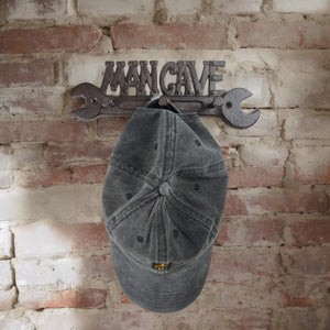 Mancave Kleiderhaken für Männer Schraubenschlüssel Garderobenhaken aus Gusseisen