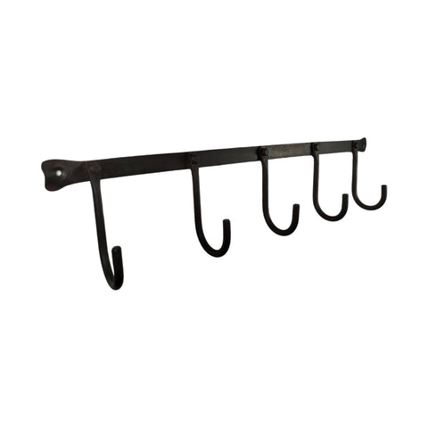 Vintage Kleiderhaken aus Metall Industrial Deko Garderobenhaken mit 5 Haken