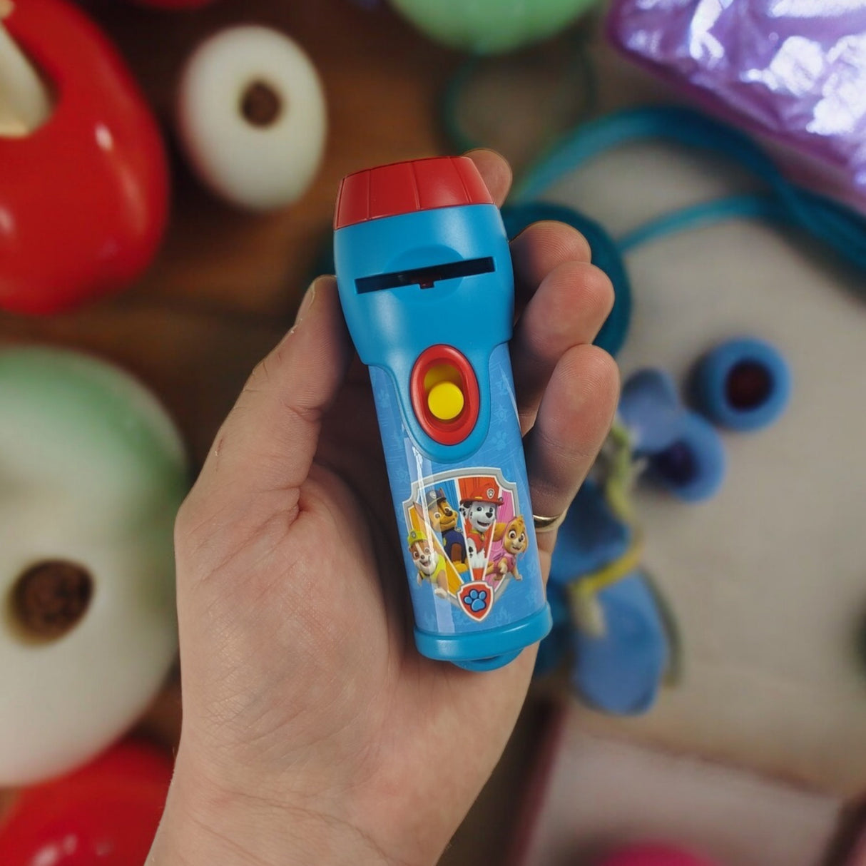 Paw Patrol Taschenlampe für Kinder Taschenlampenprojektor mit 3 Projektorscheiben