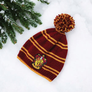 Harry Potter Hogwarts Bommelmütze Strickset mit Gryffindor Design für Erwachsene