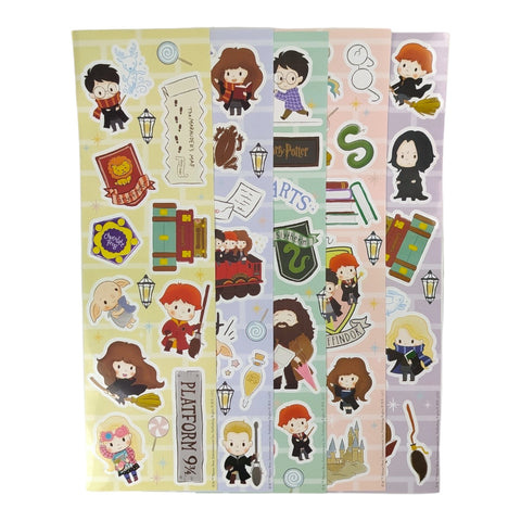 Harry Potter Hogwarts Sticker Set mit 50 Stickern für Potterheads