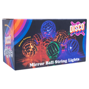 Mini Discokugel Lichterkette Disco Partybeleuchtung mit 10 Elementen