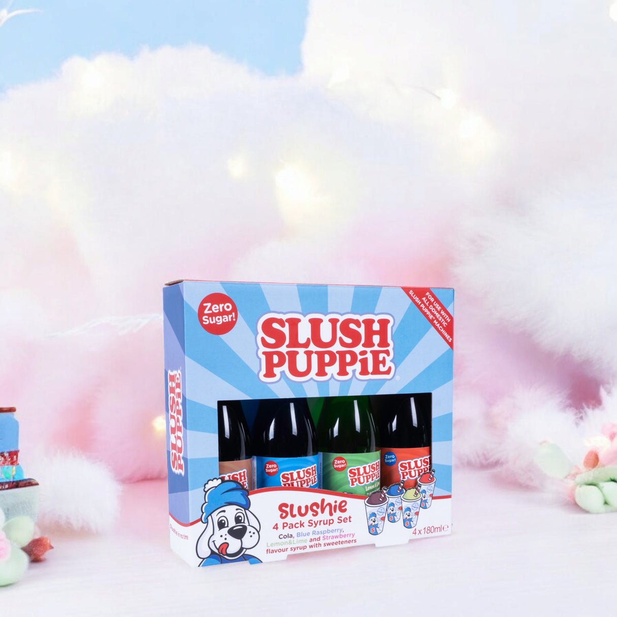 SLUSH PUPPiE ZERO zuckerfreier Slush Sirup Starter Set im 4er Set