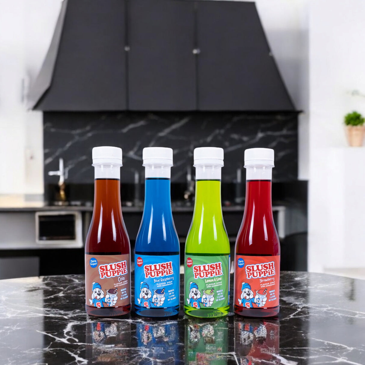 SLUSH PUPPiE ZERO zuckerfreier Slush Sirup Starter Set im 4er Set