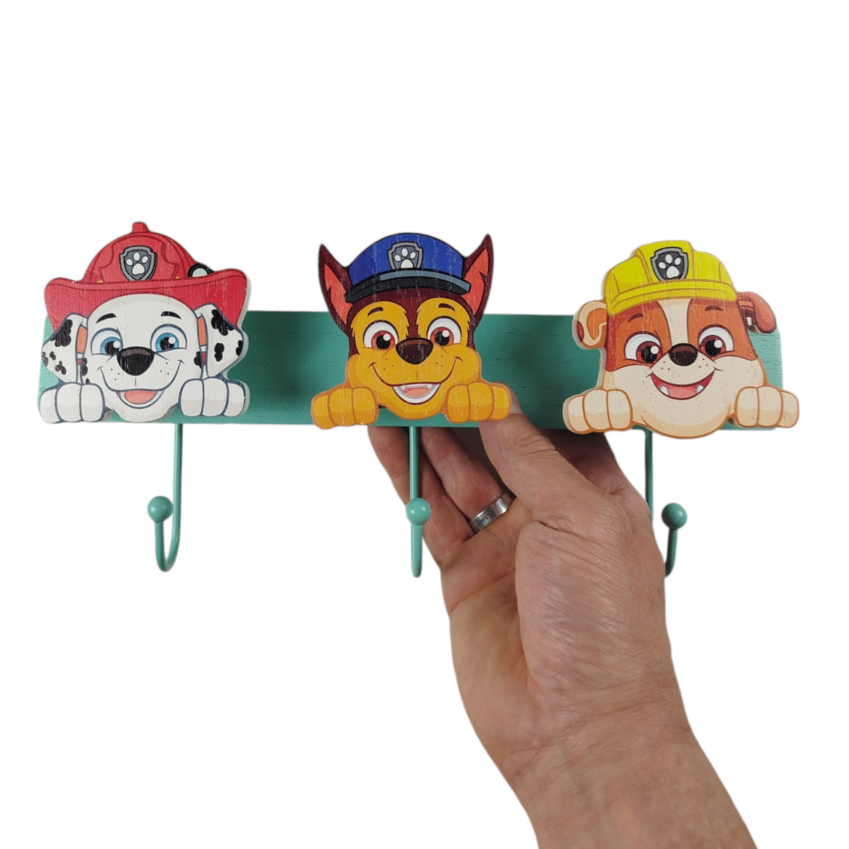 Paw Patrol Kleiderhaken Kinder Garderobenhaken aus Holz