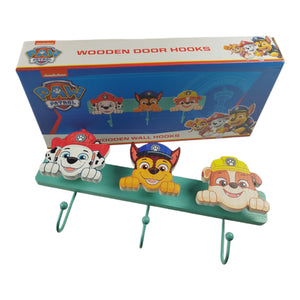 Paw Patrol Kleiderhaken Kinder Garderobenhaken aus Holz