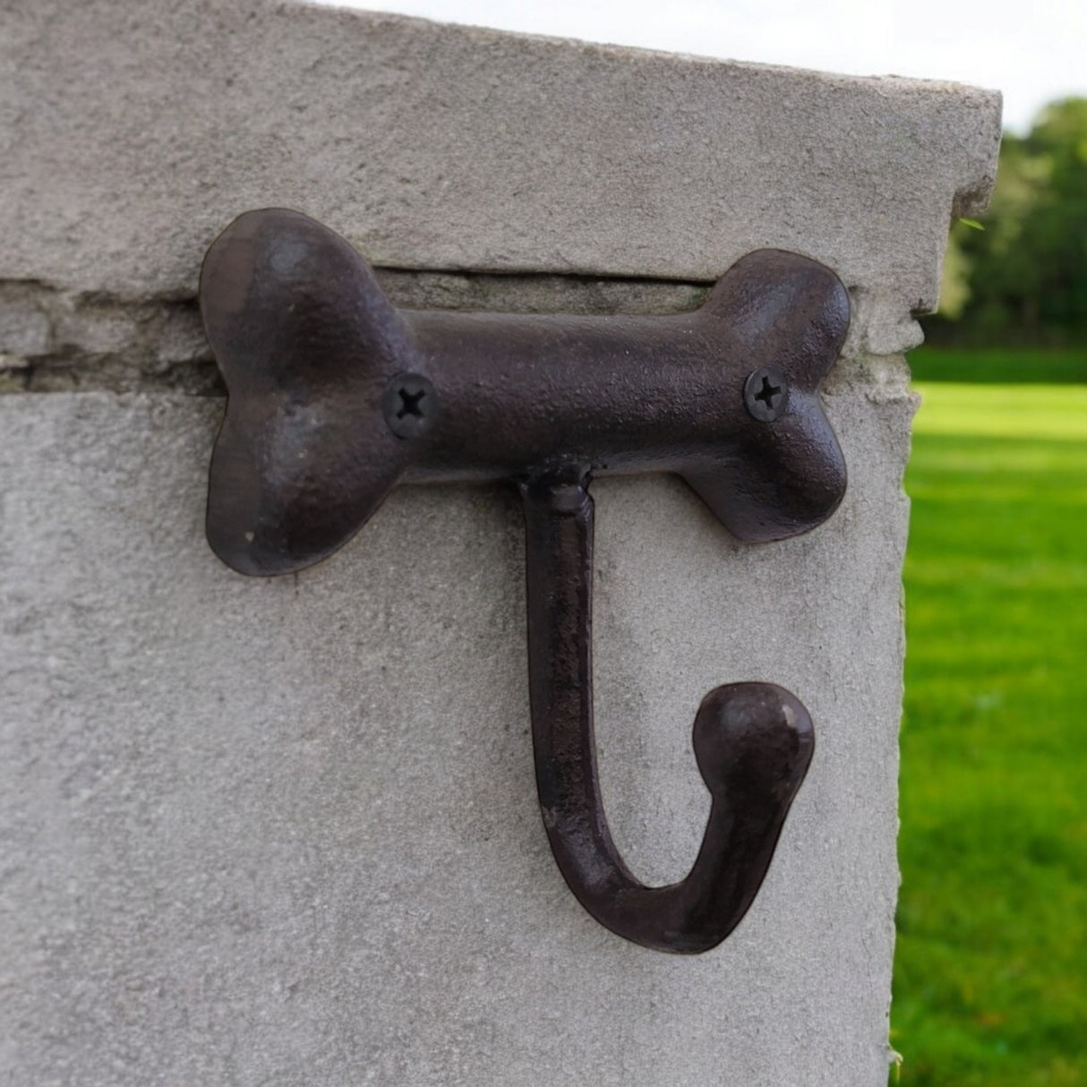 Hundeknochen Wandhaken - Knochen Kleiderhaken aus Gusseisen