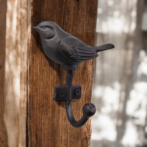 Vogel Wandhaken aus Metall