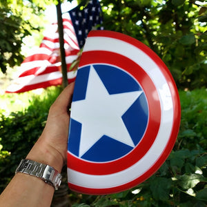 Marvel Avengers Captain America Schild 3D-Wandlicht mit Wandsticker