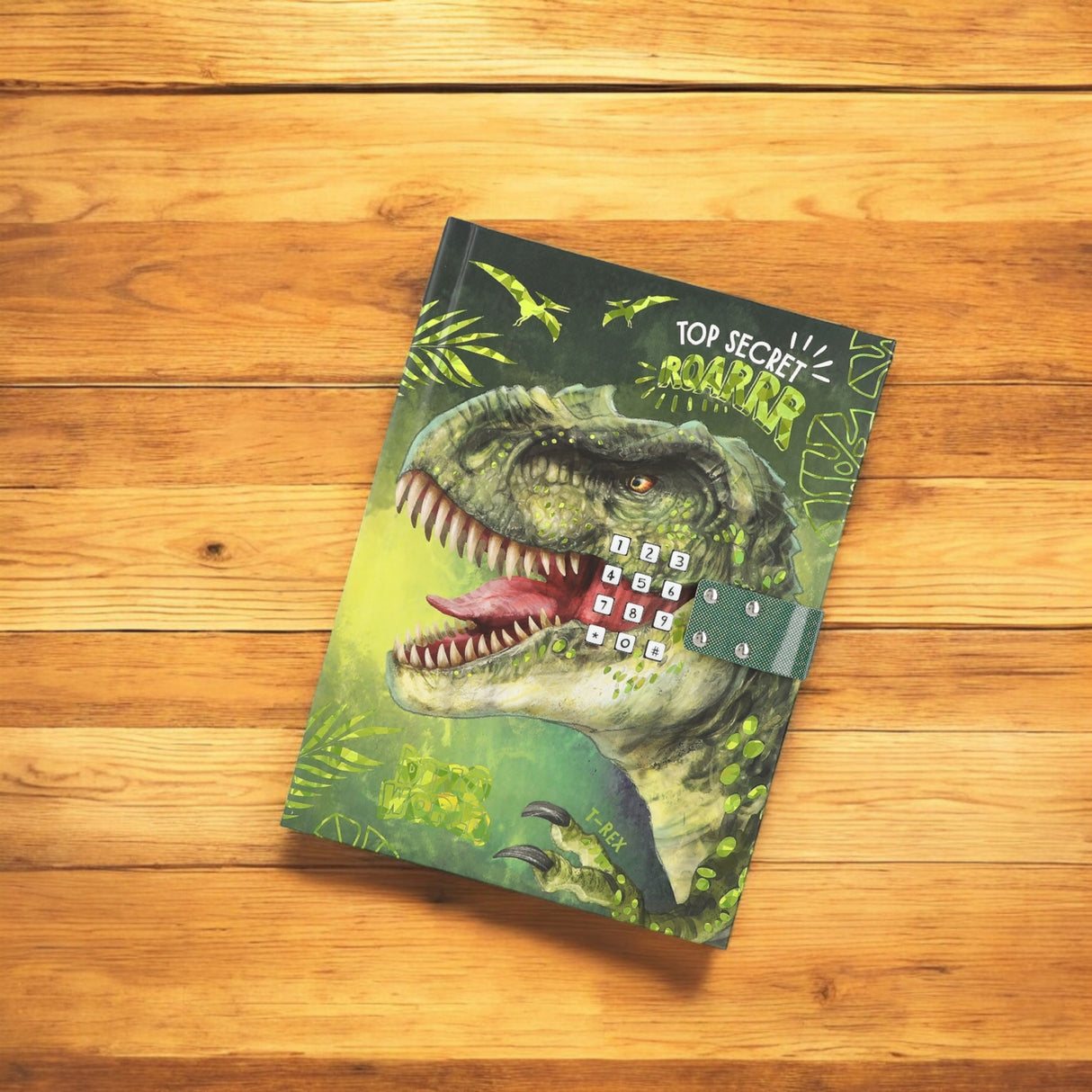 Dino World Dinosaurier Tagebuch mit Geheimcode und Sound