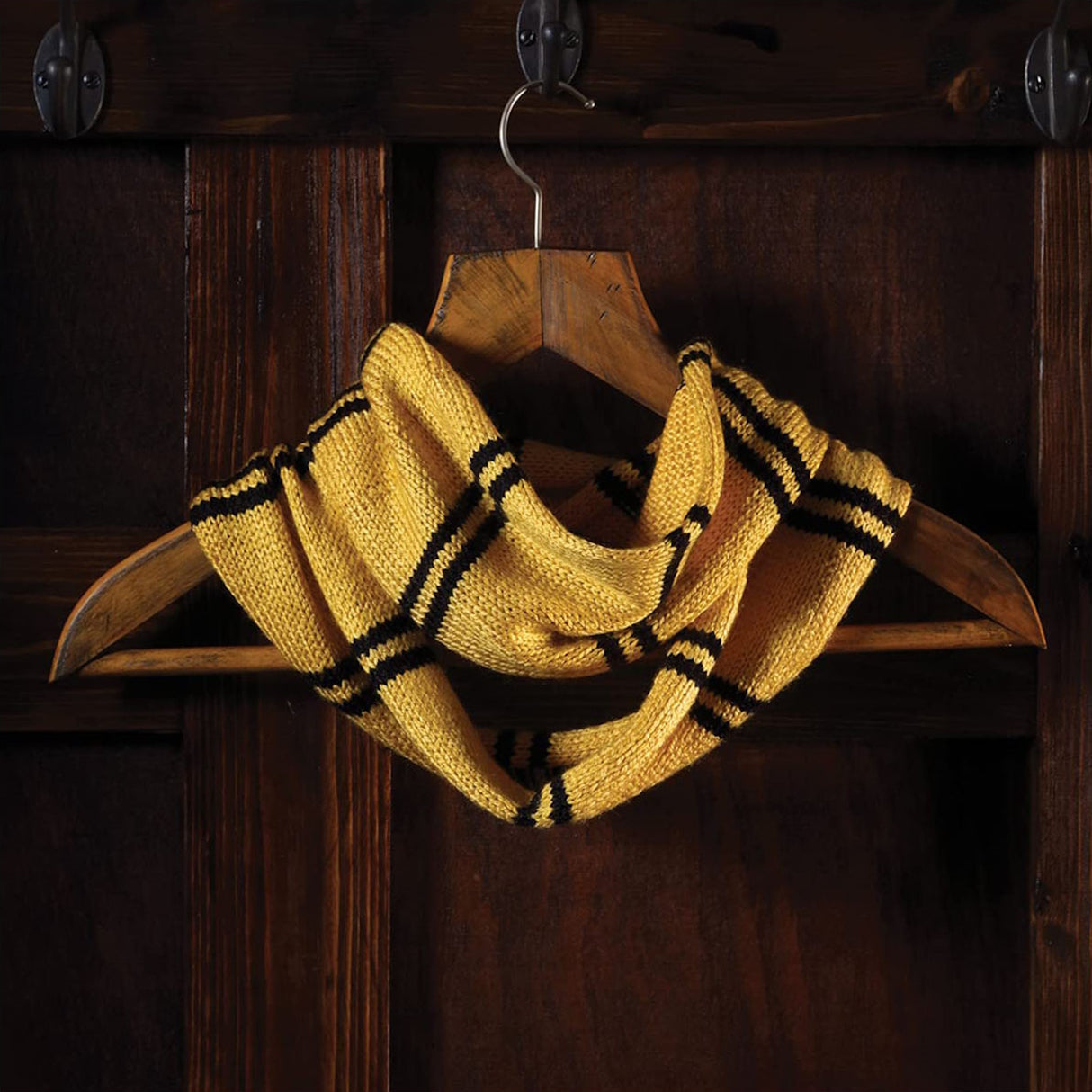 Harry Potter Hogwarts Hufflepuff Loop Schal Strickset für Erwachsene