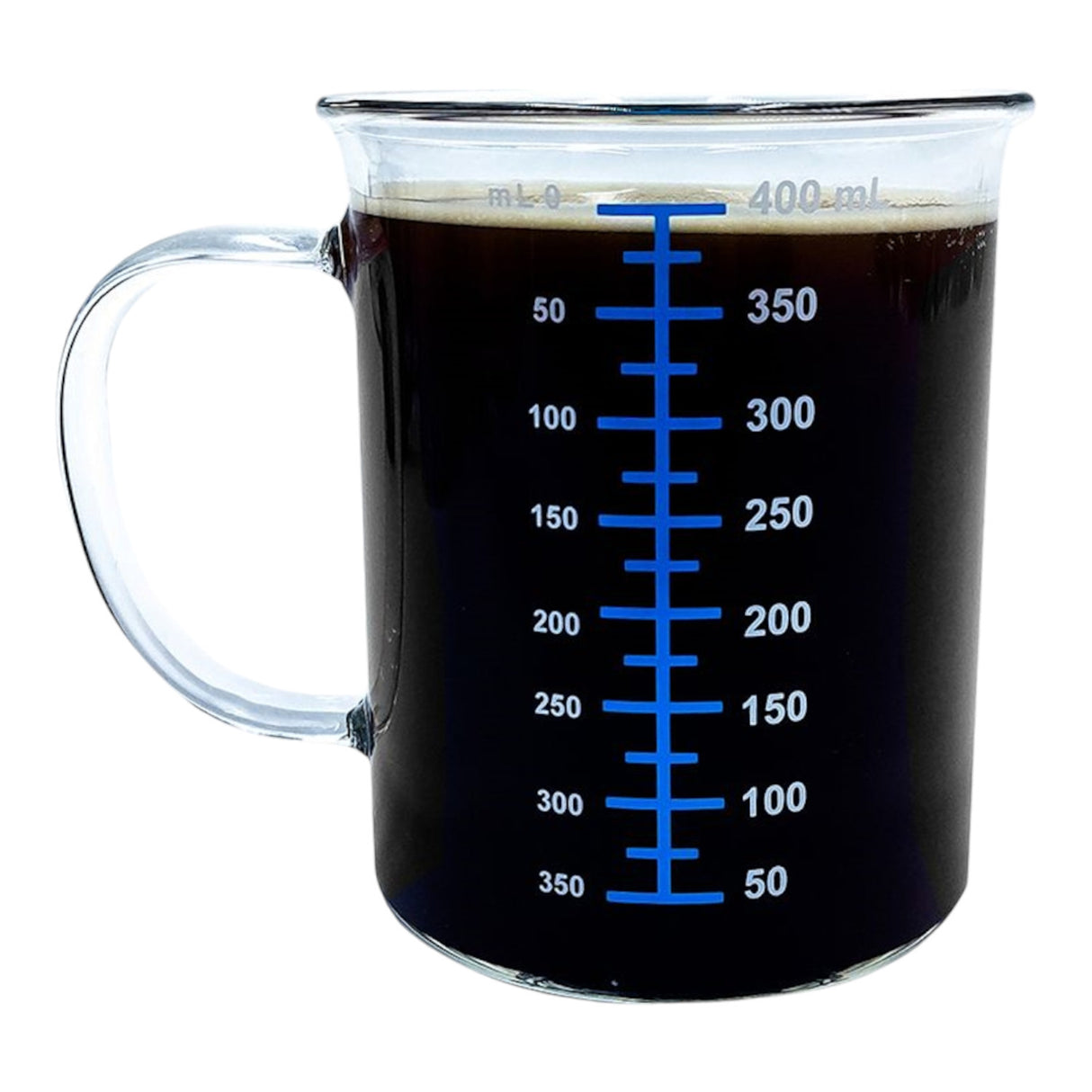 Chemie Koffein Kaffeebecher - Caffeine Glastasse