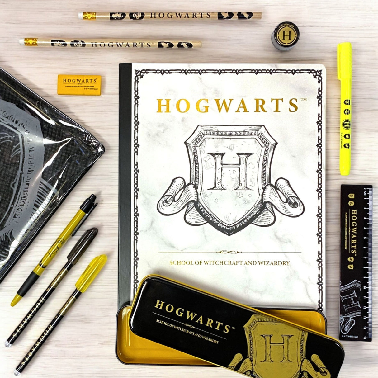 Harry Potter Hogwarts Schreibset für die Schule mit 11 Teilen