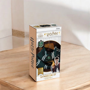 Harry Potter Hogwarts Slytherin Loop Schal Strickset für Erwachsene