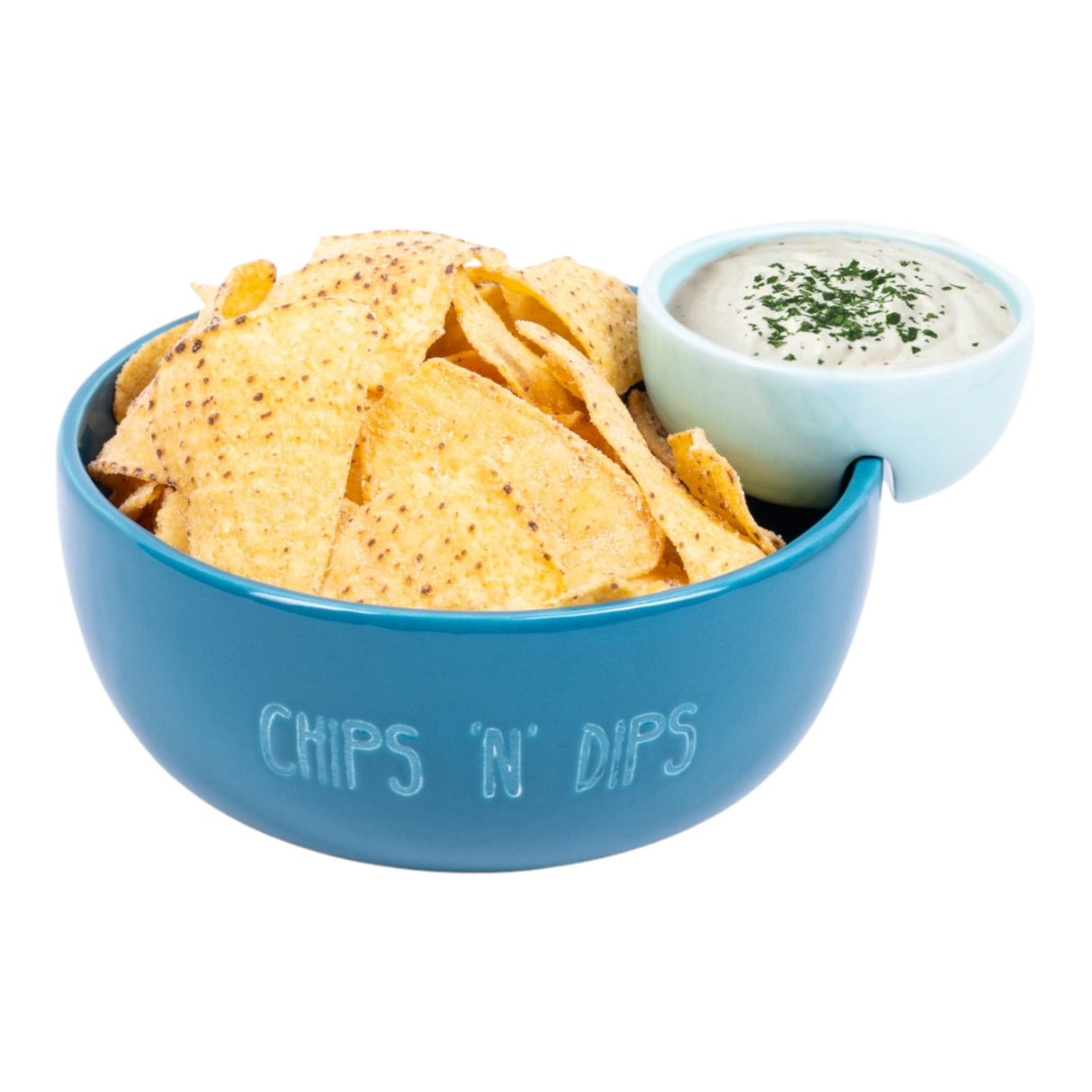 Chips 'n' Dips Snackschale mit Dip-Schale