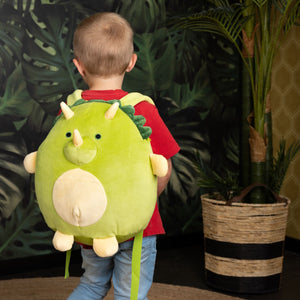 Triceratops Kuschel-Rucksack für Jungen - Dinosaurier Kinderrucksack