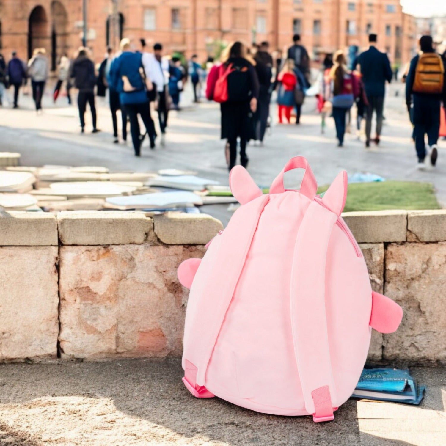OLYSPM Einhorn-Rucksack Für Kinder – Mit 3D-Flügeln, Abnehmbarer Leine & Verstellbaren Trägern, Größen S & M