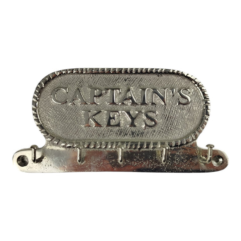 Captains Keys Schlüsselhalter mit 5 Haken - Maritime Deko für Zuhause