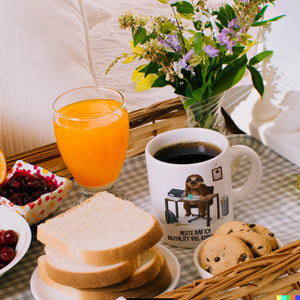 Heute hab ich brutalst viel keinen Bock Kaffeebecher mit Faultier Motiv