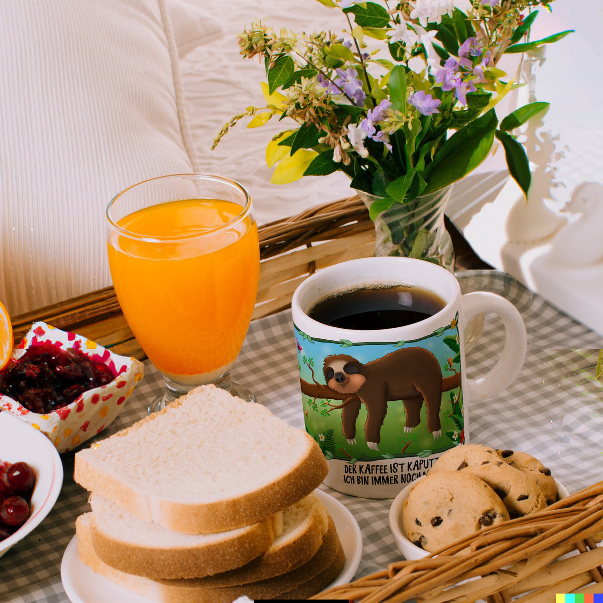 Der Kaffee ist kaputt… Faultier Kaffeebecher