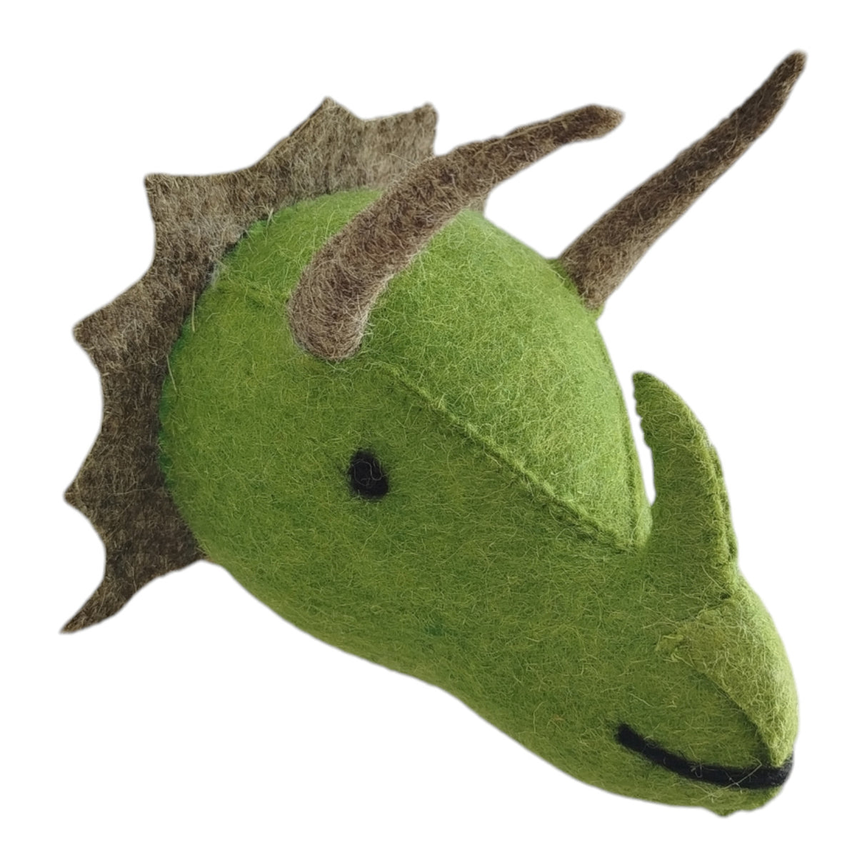 woolimals Triceratops Tobi Trophäe aus Wolle