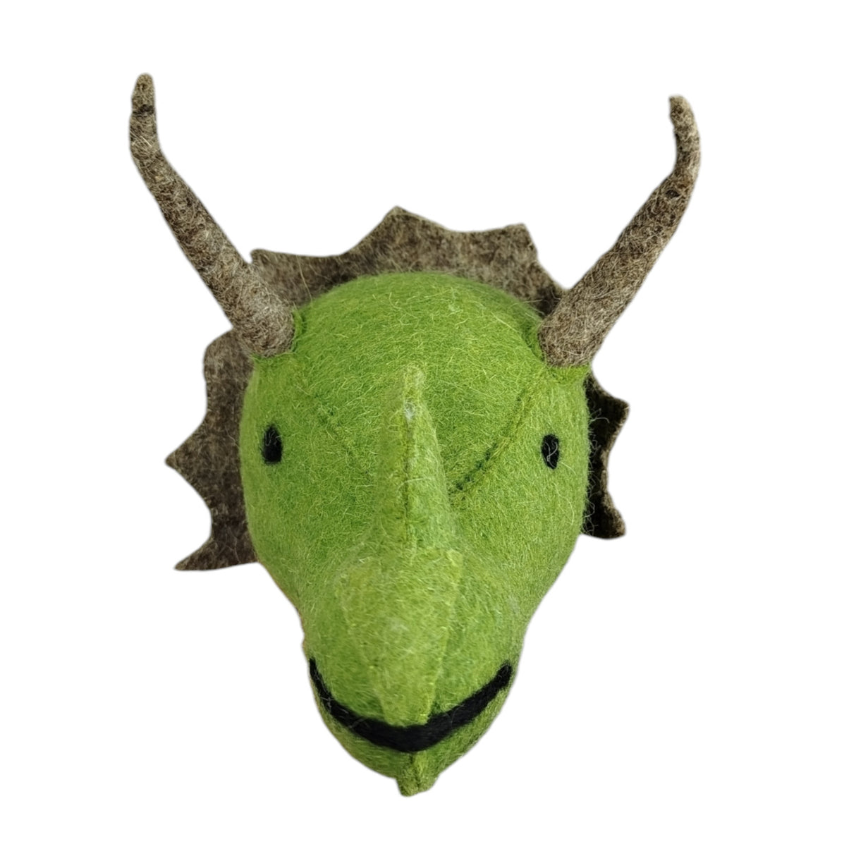 woolimals Triceratops Tobi Trophäe aus Wolle