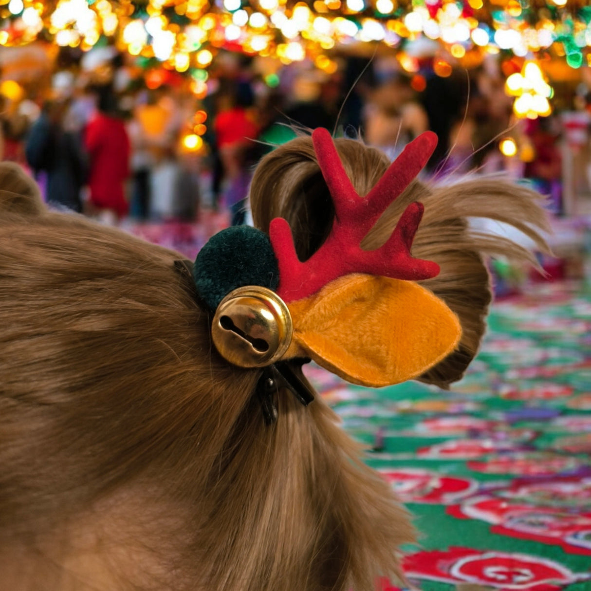 Rentier Haarclips - Weihnachts-Haarspange in zufälliger Variante