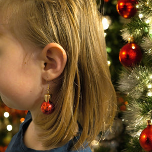 Weihnachtskugeln Ohrringe - Weihnachts-Ohrstecker in zufälliger Variante