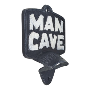 Man Cave Wandflaschenöffner - Industrial Living Flaschenöffner aus Gusseisen