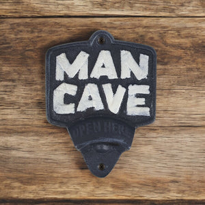 Man Cave Wandflaschenöffner - Industrial Living Flaschenöffner aus Gusseisen