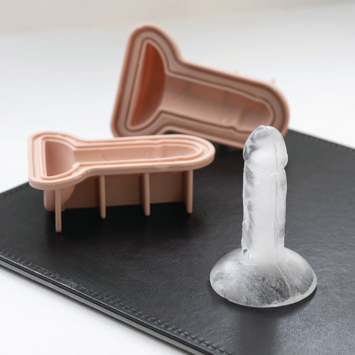 Penis 3D-Eiswürfelform aus Silikon im 2er Set