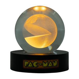 Pac-Man Glaskugel Dekolampe - Retro Gaming Deko für den Schreibtisch