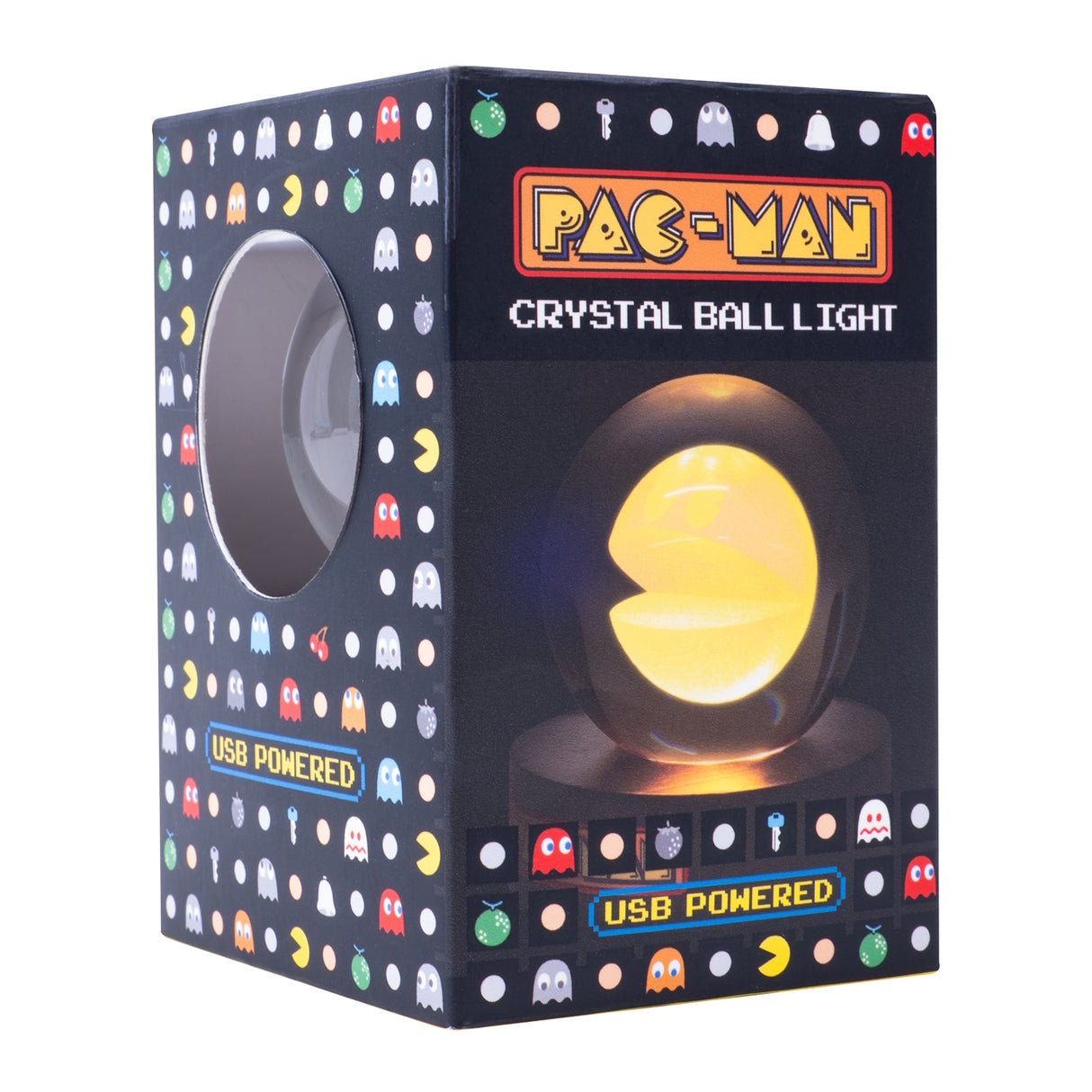 Pac-Man Glaskugel Dekolampe - Retro Gaming Deko für den Schreibtisch