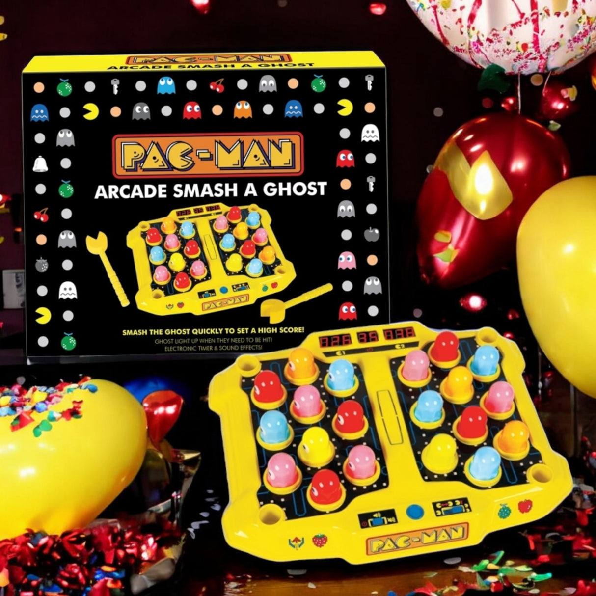 Pac-Man Smash a Ghost Arcade Spiel für bis zu 2 Spieler