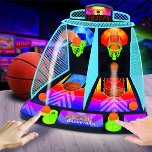 Elektronische Mini Arcade Basketball Maschine für bis zu 2 Spieler