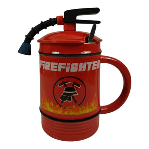 Feuerwehr Tasse mit Deckel und Löffel