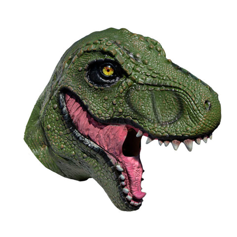 Dinosaurier Maske aus Latex Gummi - T-Rex Gesichtsmaske für Karneval & Fasching