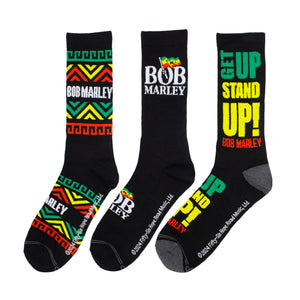 Bob Marley Socken Fanartikel Strümpfe in 40-46 (3 Paar)