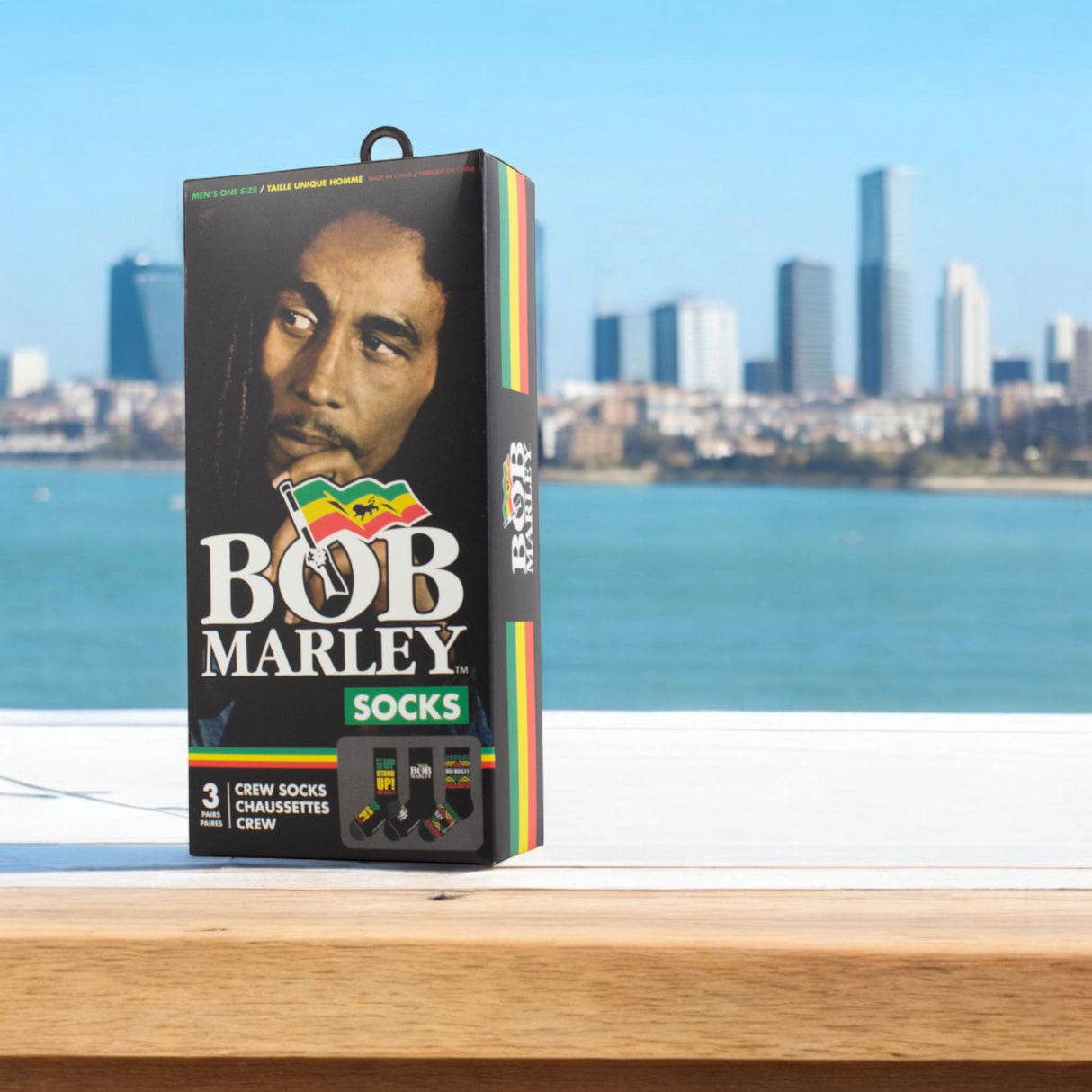 Bob Marley Socken Fanartikel Strümpfe in 40-46 (3 Paar)