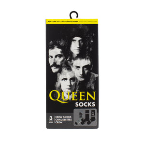 Queen Logo Socken Fanartikel Strümpfe in 40-46 (3 Paar)