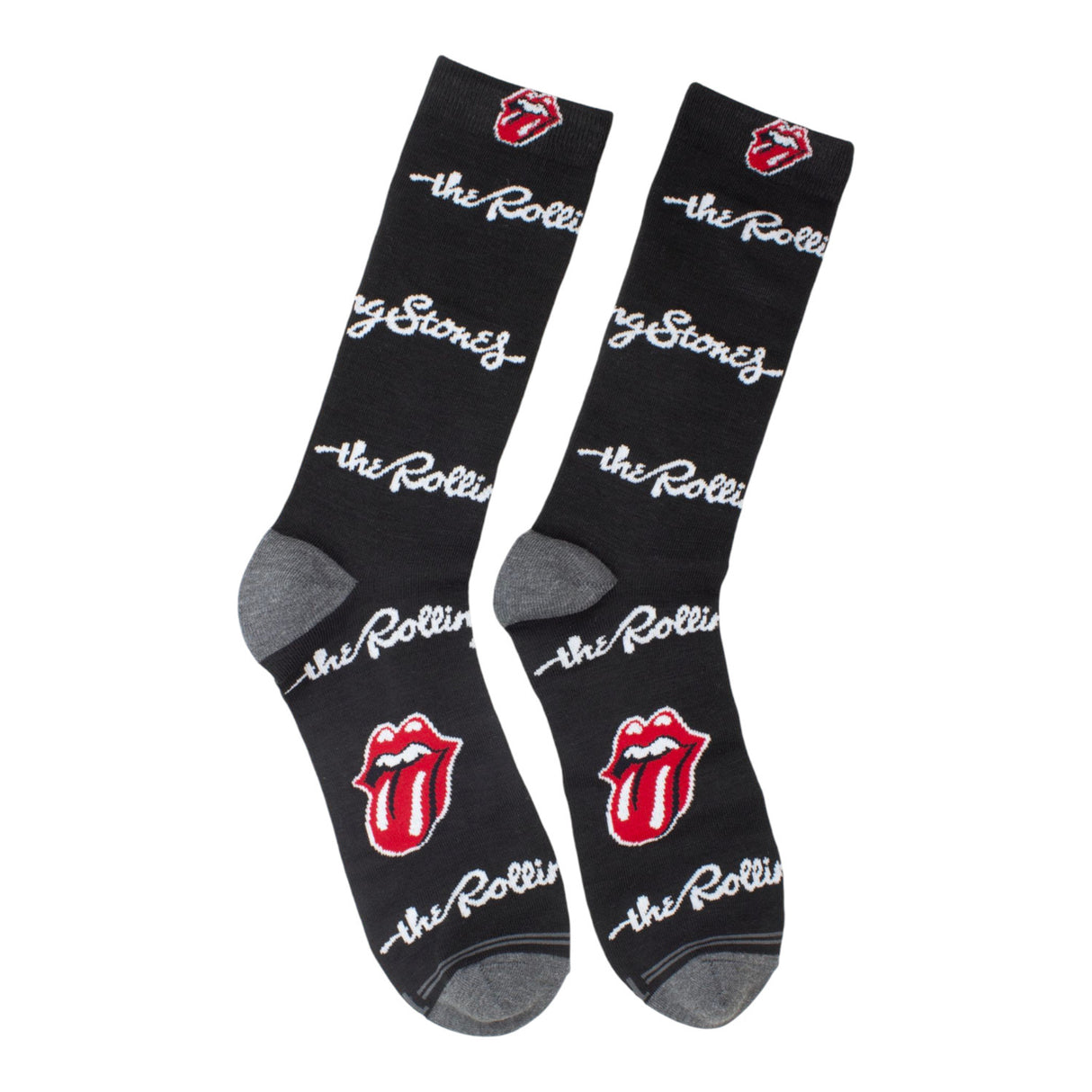 The Rollings Stones Logo Socken Fanartikel Strümpfe in 40-46 (5 Paar)