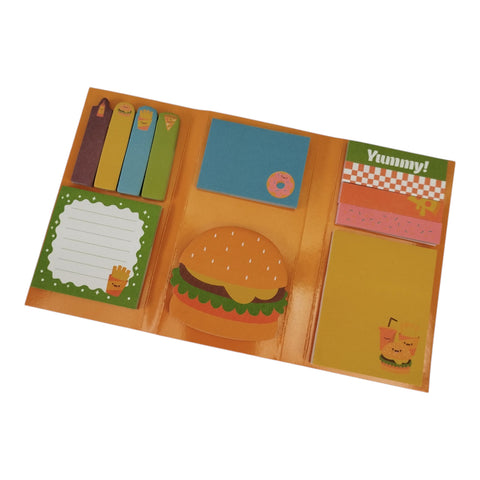 Fast Food Haftnotizen Fast Food Klebezettel im Kawaii Stil