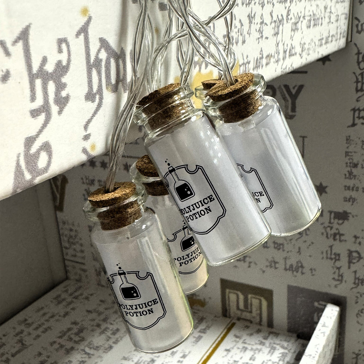 Harry Potter Zaubertränke LED Lichterkette mit 10 Glas-Elementen