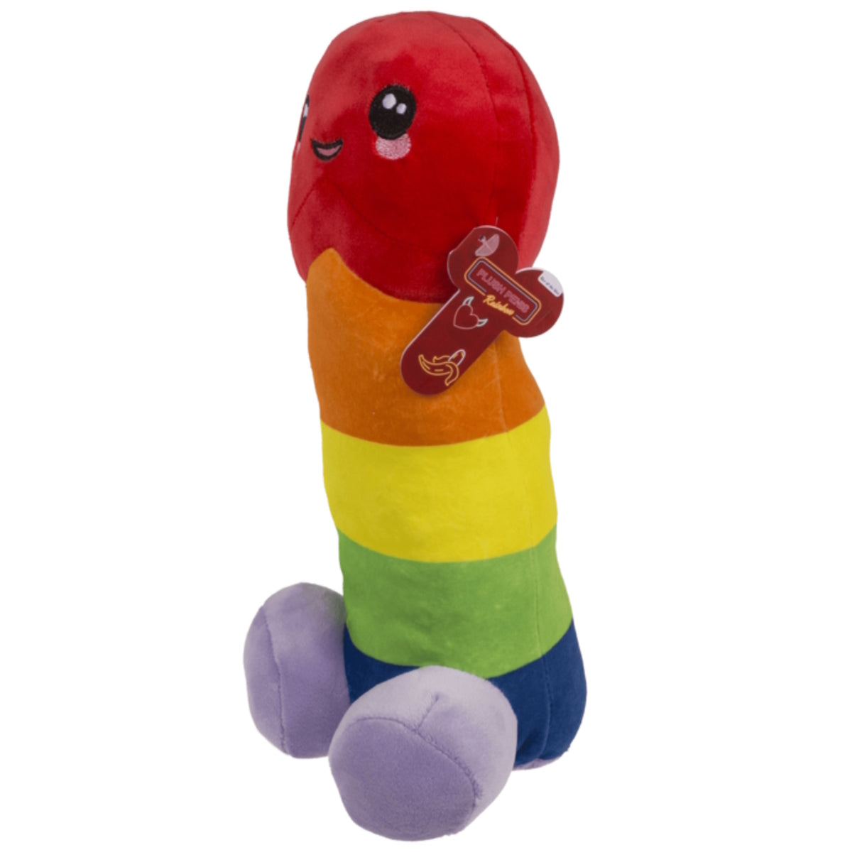 XL Regenbogen Plüsch-Penis LGBTQ Stofftier Plüschkissen