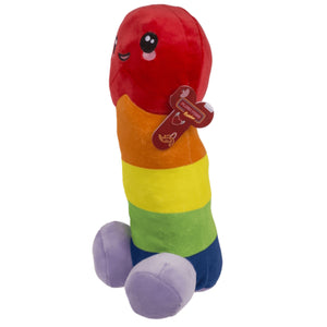 XL Regenbogen Plüsch-Penis LGBTQ Stofftier Plüschkissen