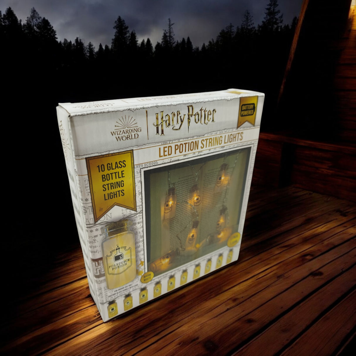 Harry Potter Zaubertränke LED Lichterkette mit 10 Glas-Elementen