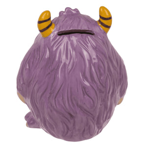Lila Monster Spardose monstermäßiges Sparschwein