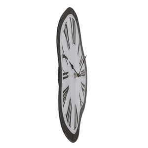 Melting Time Wanduhr aus Glas - die Zeit schmilzt dahin