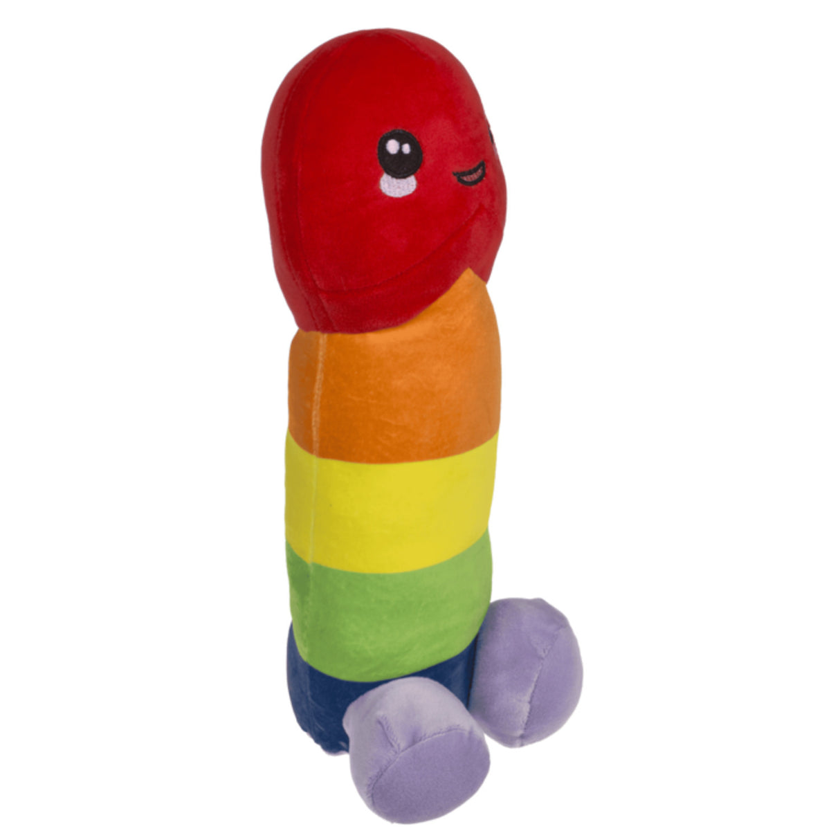 XL Regenbogen Plüsch-Penis LGBTQ Stofftier Plüschkissen